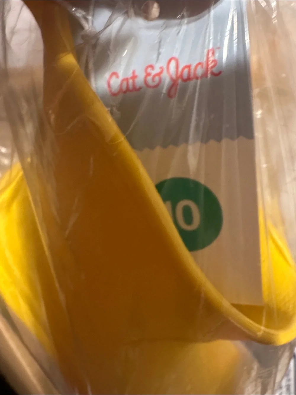 Cat & Jack Chunky Yellow Kids Rain Boots